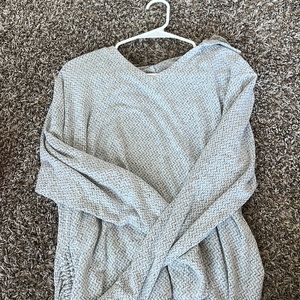 Grey Sweater with a hood